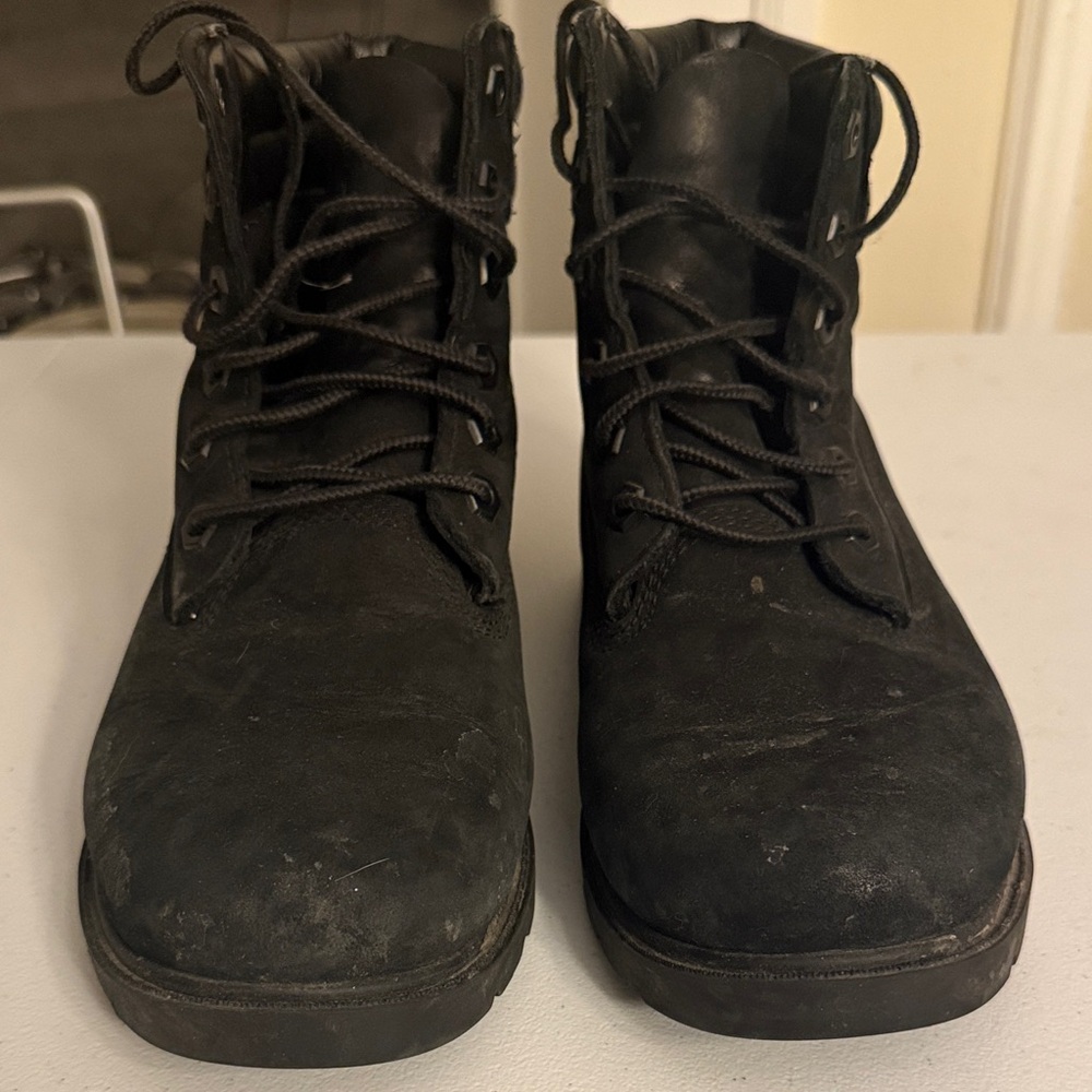 Women’s Black Lace-Up Ankle Boots